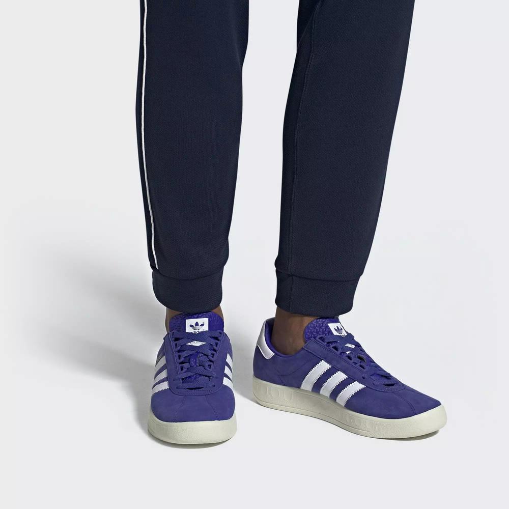 Adidas Trimm Trab Tenis Azules Para Mujer (MX-41047)